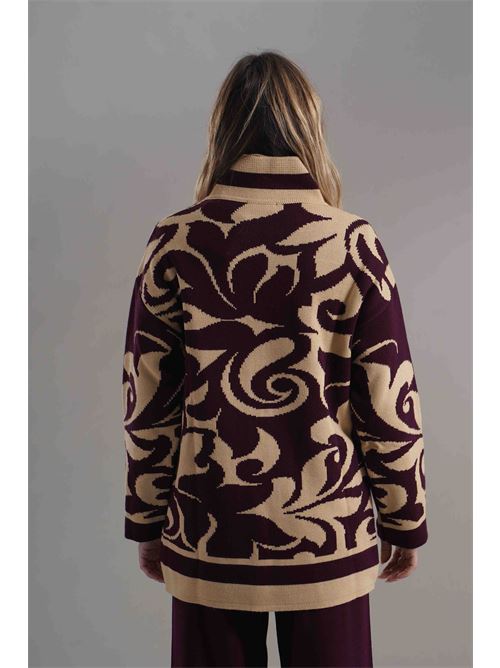 Cappottino in misto lana Love To Love by Gai Mattiolo | LV2010BEIGE/VINO